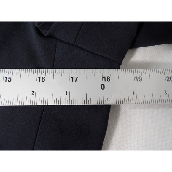 Hugo Boss Blazer Juicy6 Wool Womens 14 Navy Blue Career Office Professional - Picture 11 of 15